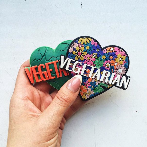 GO VEGAN VEGETERIAN - пластиковые аксессуары - 